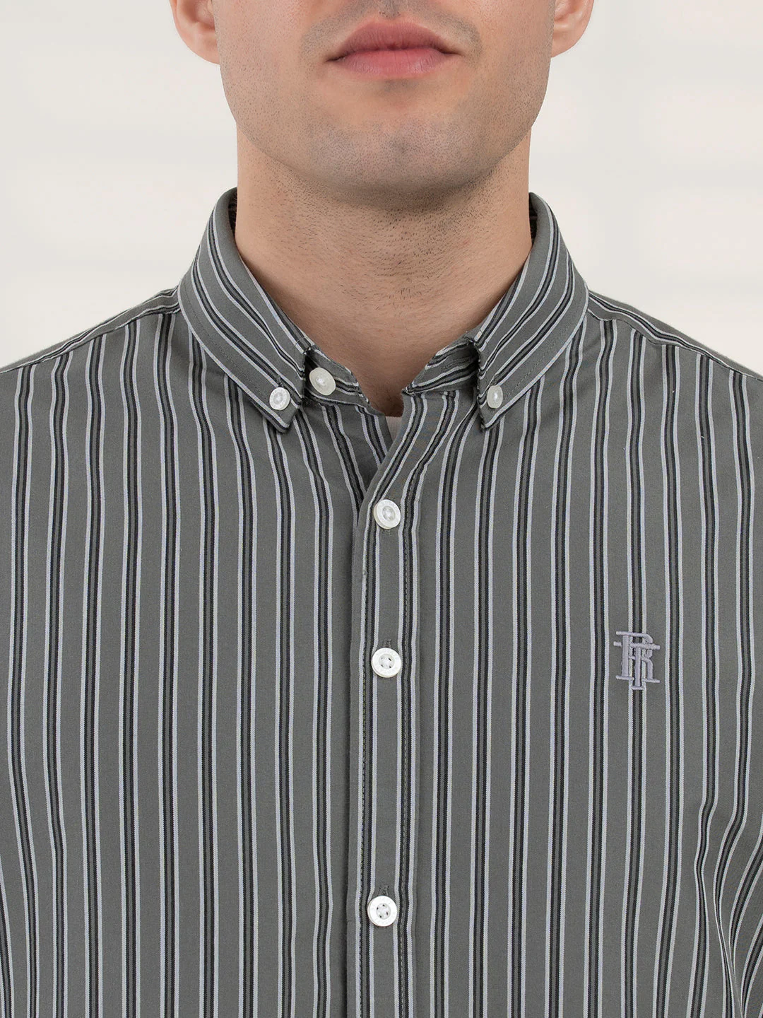 Men's Stripe Shirt | Everyday Smart Casual Look - Image 6