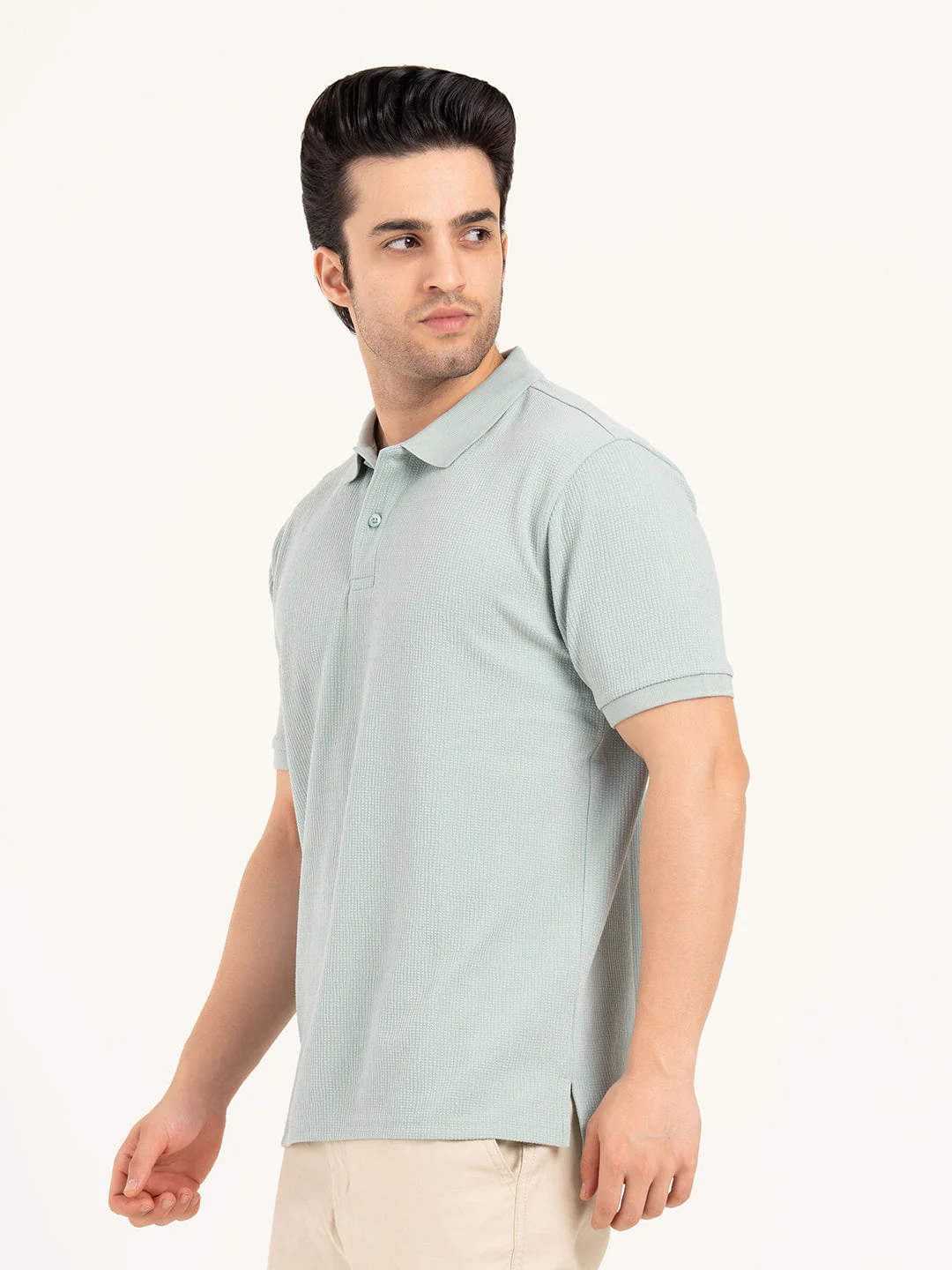 Menâ€™s Structure Polo T-Shirt - Image 4