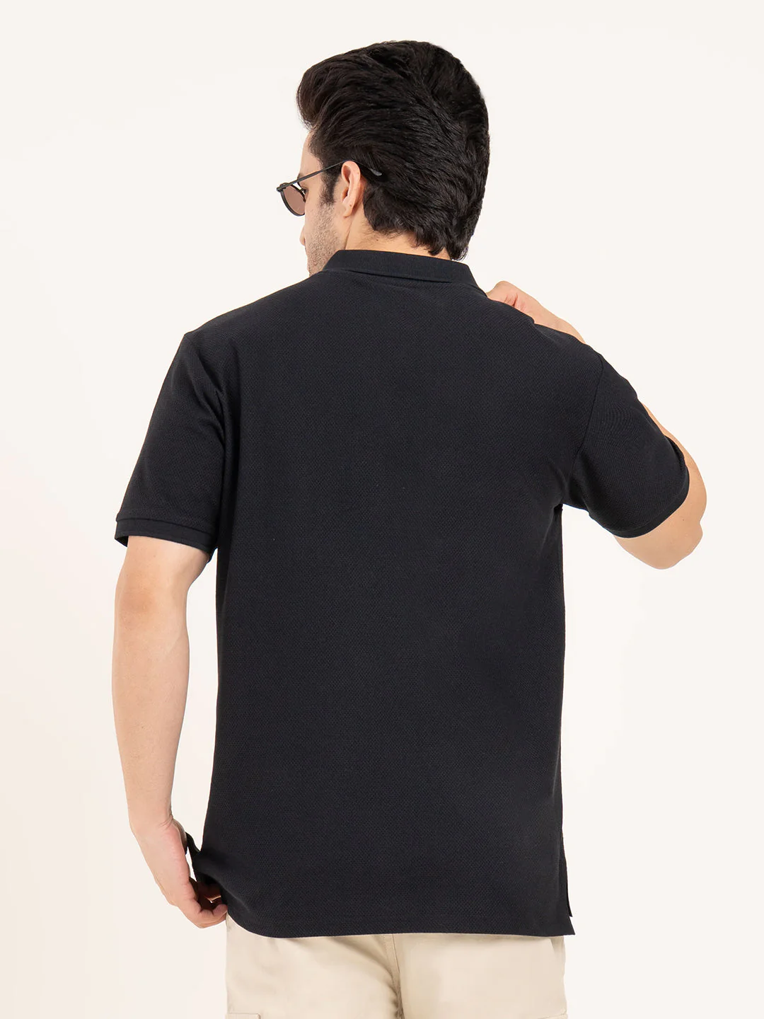 Menâ€™s Structured Cotton Polo T-Shirt - Image 5
