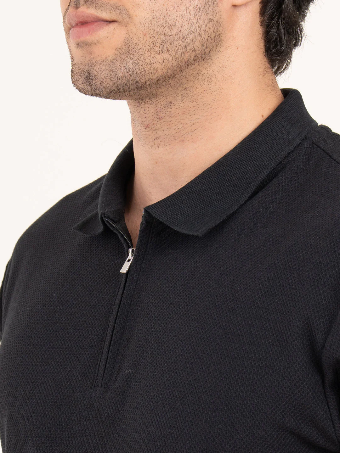 Menâ€™s Structured Cotton Polo T-Shirt - Image 6