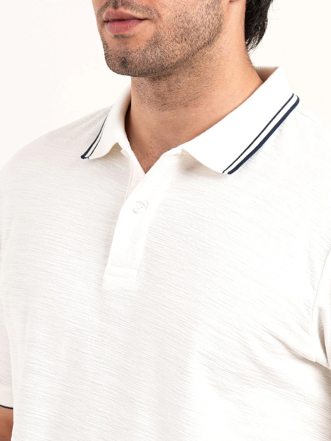 Menâ€™s Structured Cotton Polo T-Shirt - Image 6