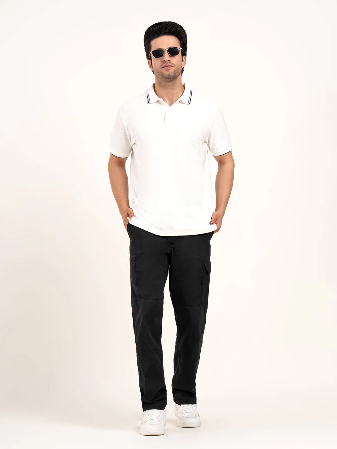 Menâ€™s Structured Cotton Polo T-Shirt - Image 7