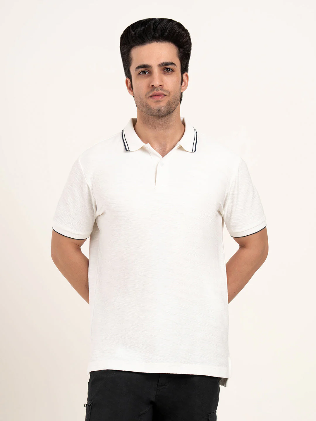 Menâ€™s Structured Cotton Polo T-Shirt - Image 9