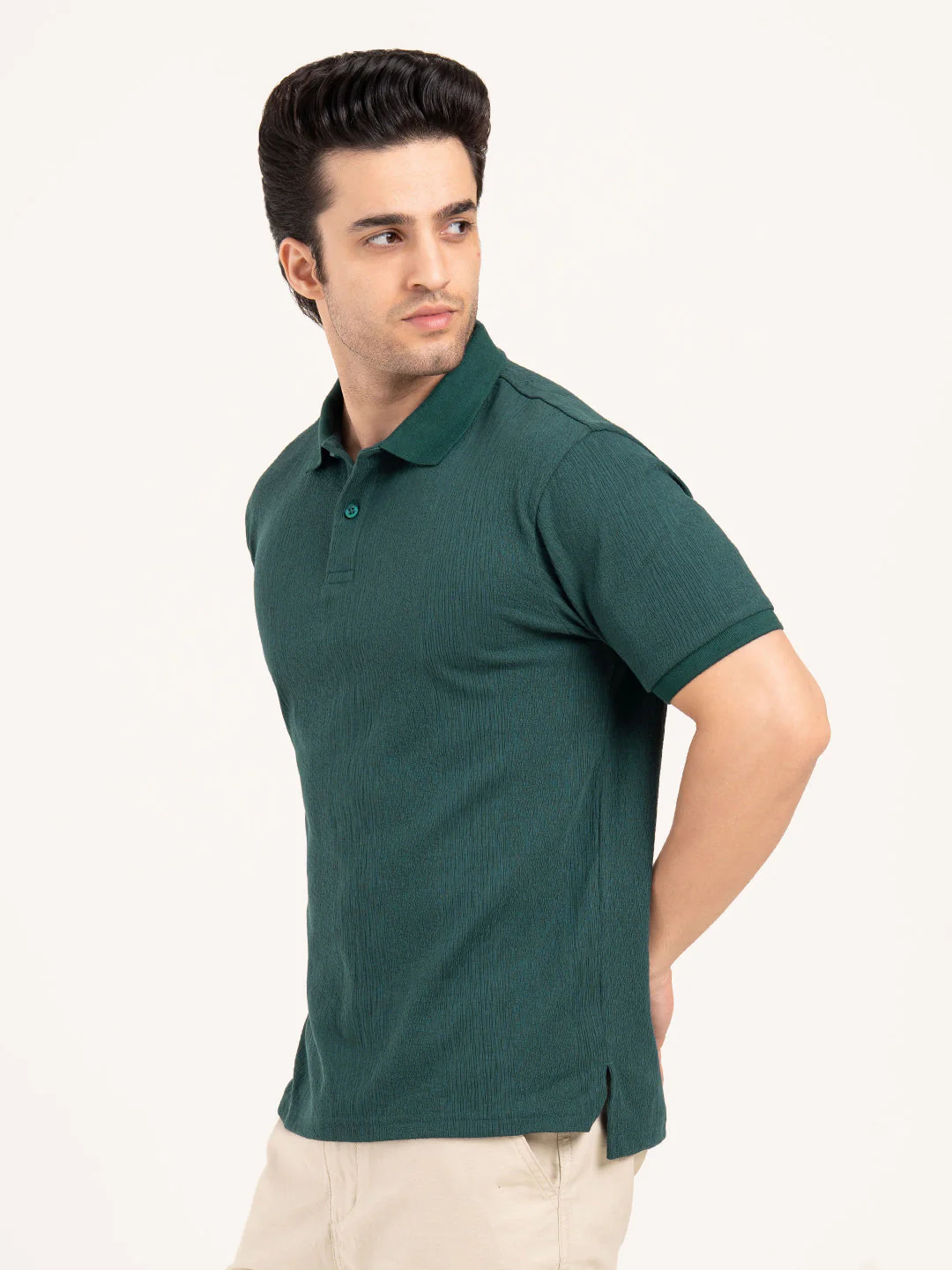 Menâ€™s Structured Polo T-Shirt - Image 4