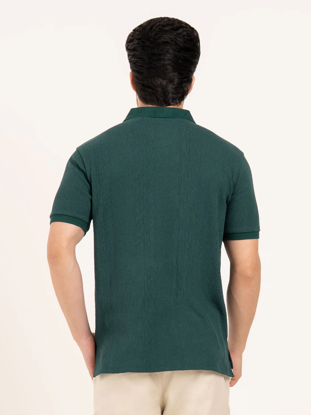 Menâ€™s Structured Polo T-Shirt - Image 5