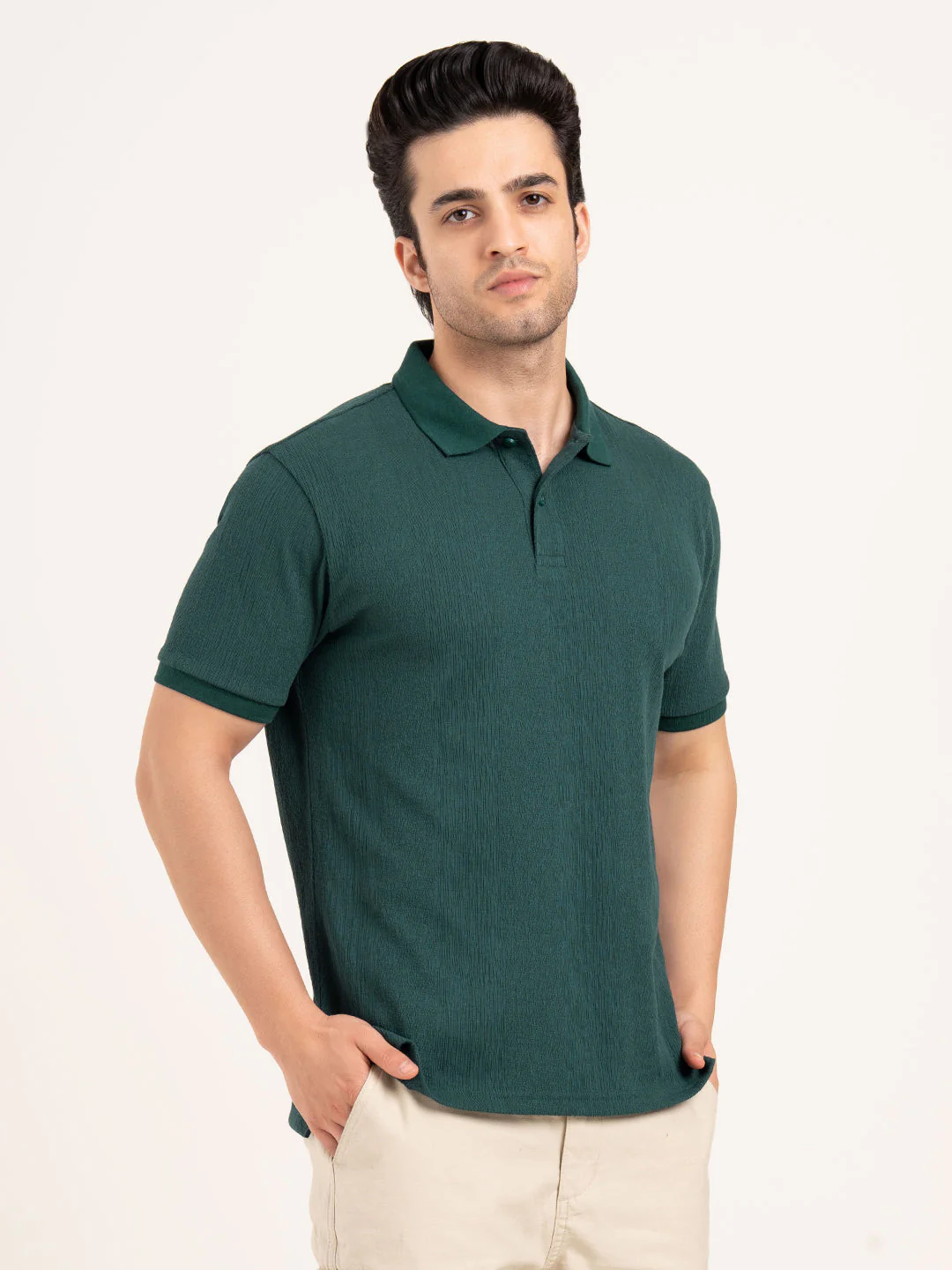 Menâ€™s Structured Polo T-Shirt - Image 8