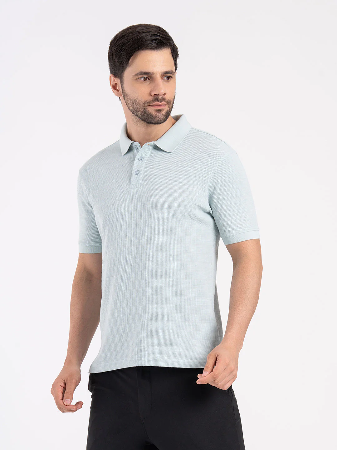 Mens Structured Polo T-Shirt - Image 4