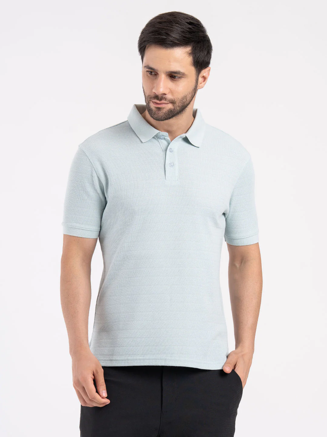 Mens Structured Polo T-Shirt - Image 6