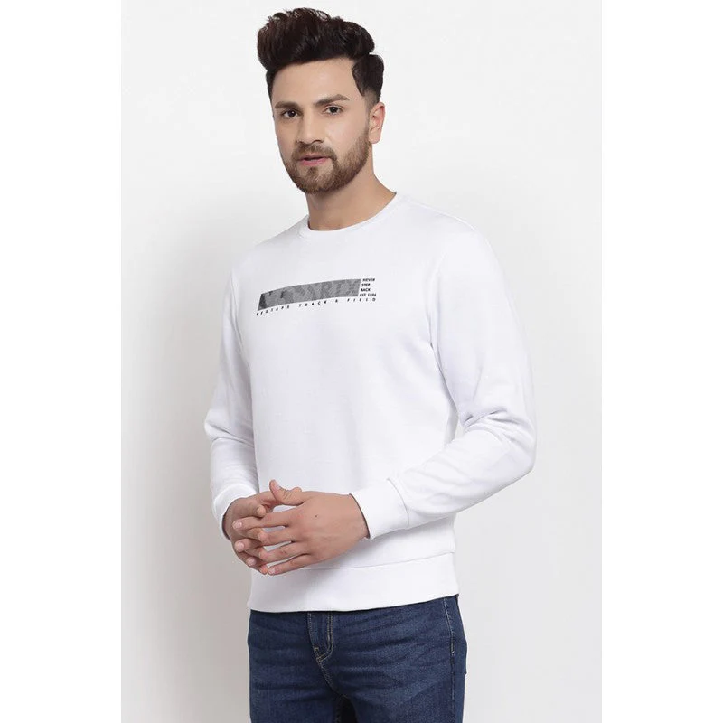 Men's White Sweatshirt - Image 2
