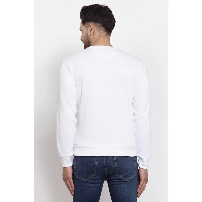 Men's White Sweatshirt - Image 3