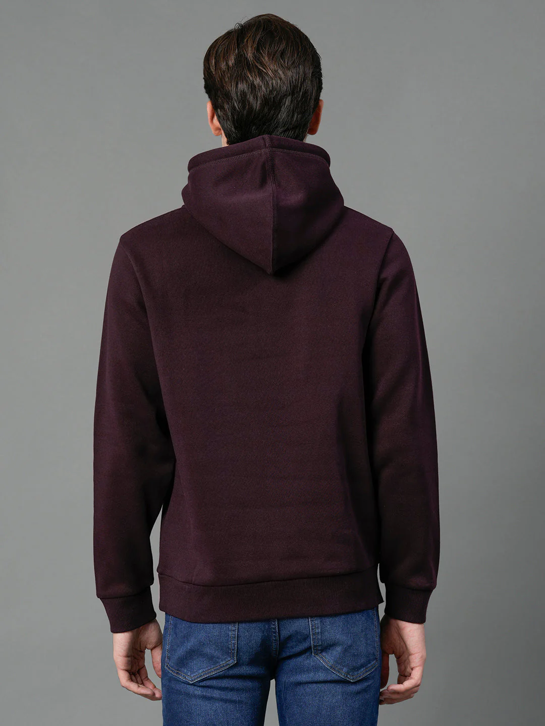 Men's Wine Graphic Print Hoodie - Image 3