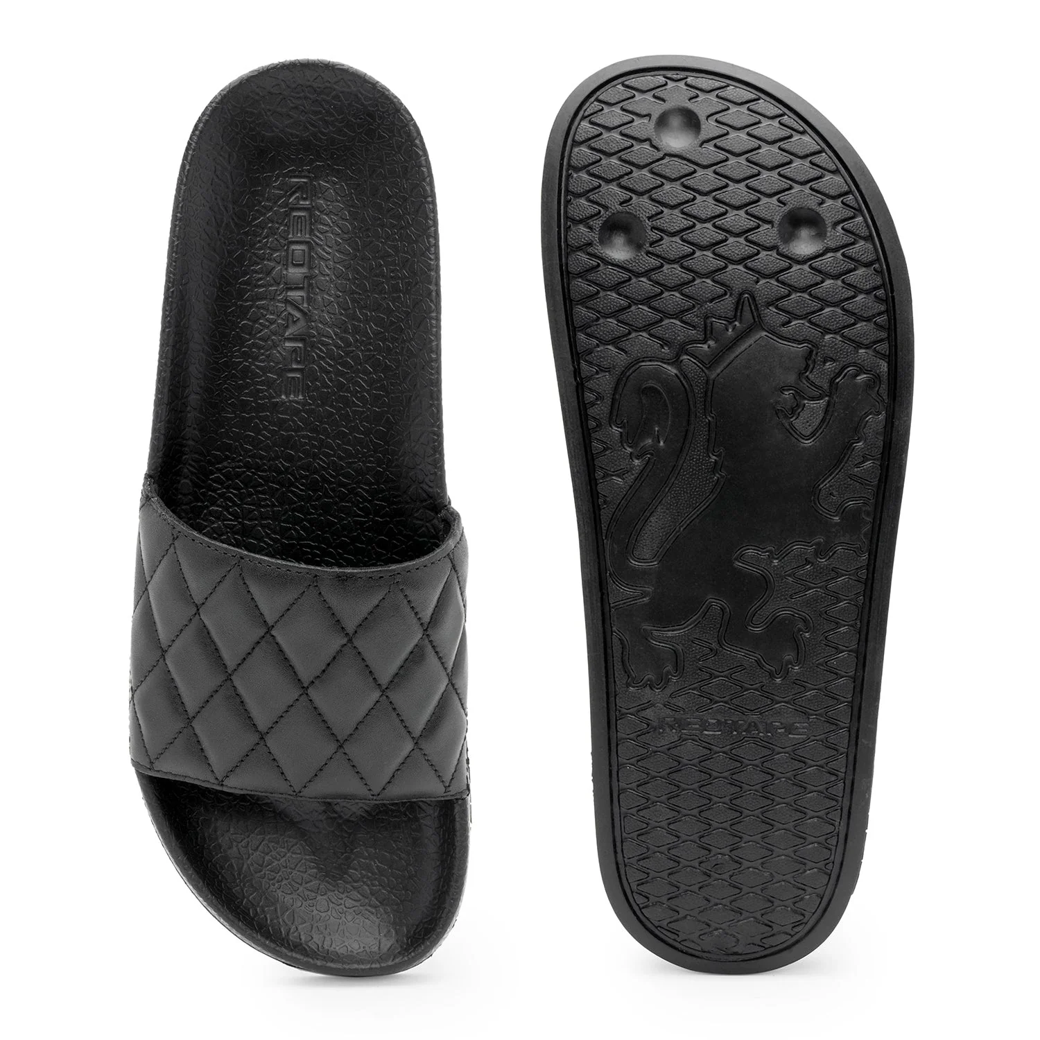 Men's  Black Pool Sliders | Everyday Comfort - Image 5