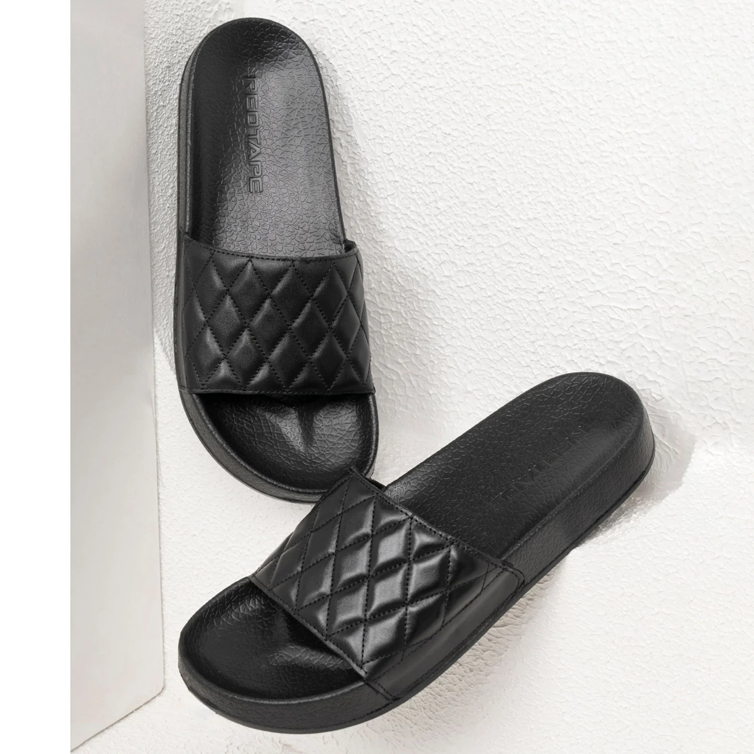 Men's  Black Pool Sliders | Everyday Comfort - Image 6