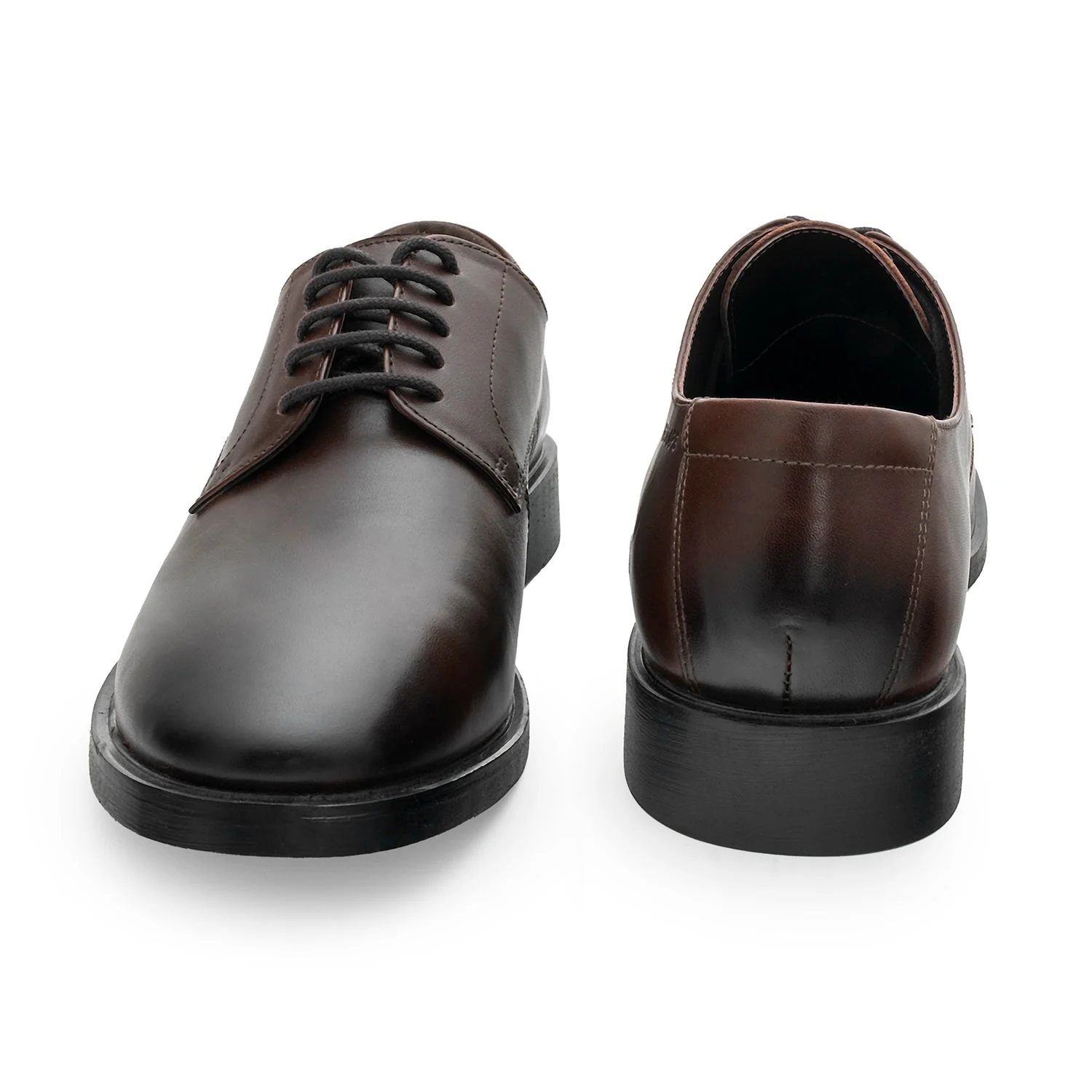Men’s Brown Leather Derby Shoes for Classic Formal Style - Image 4