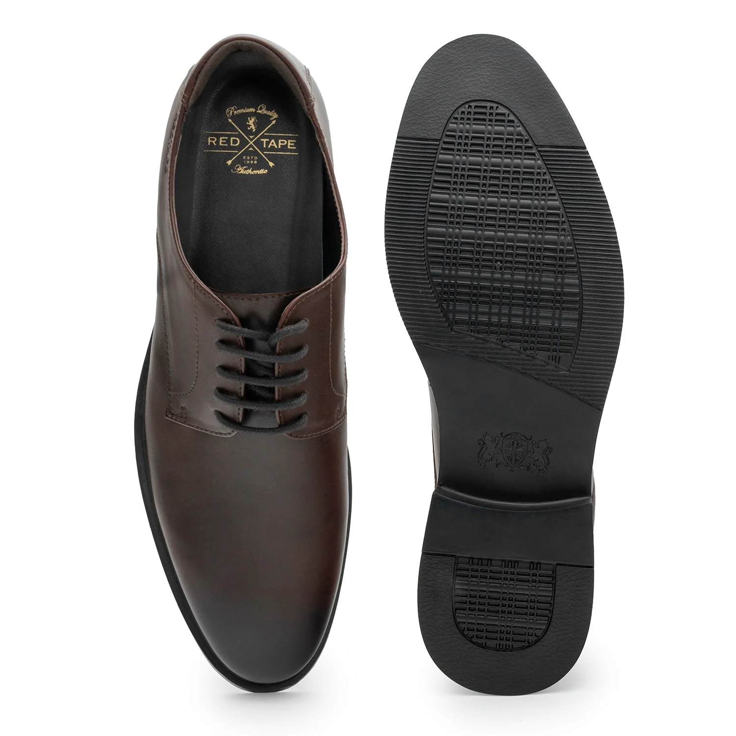 Men’s Brown Leather Derby Shoes for Classic Formal Style - Image 5