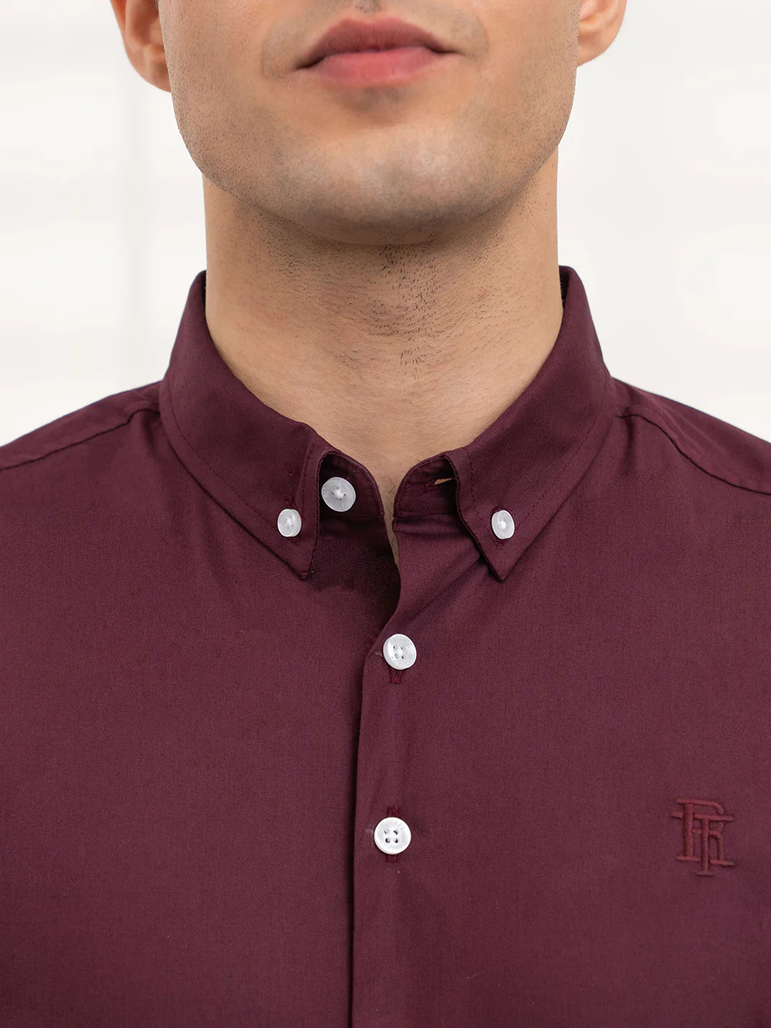 Mens Full Sleeve Poplin Solid Shirt - Image 6