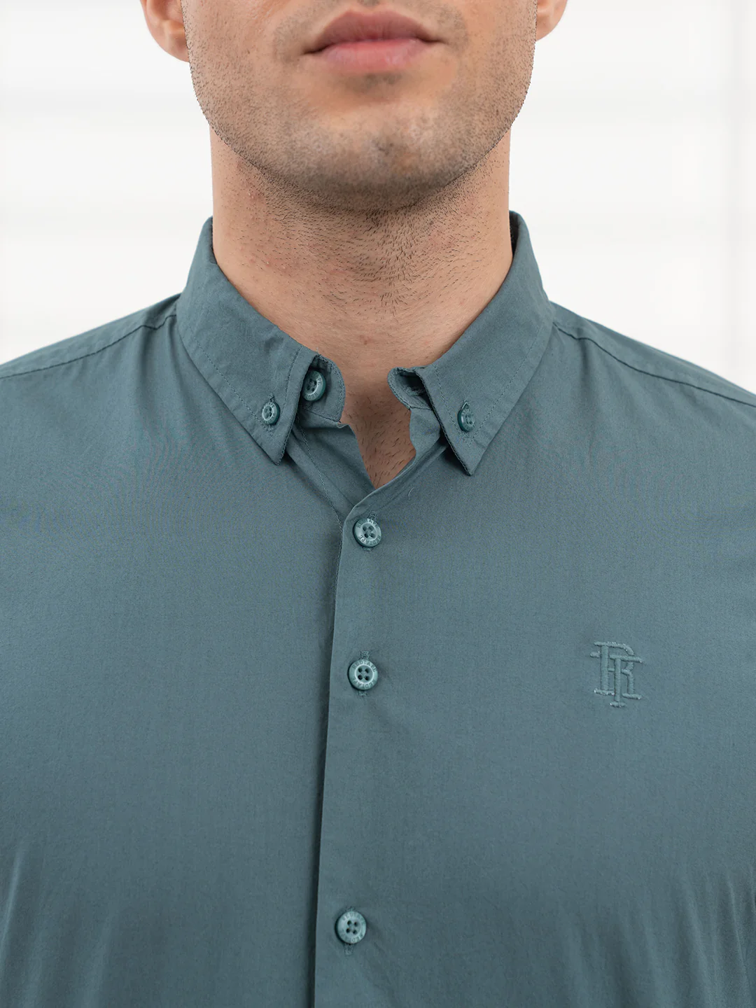 Mens Full Sleeve Solid Poplin Shirt - Image 6
