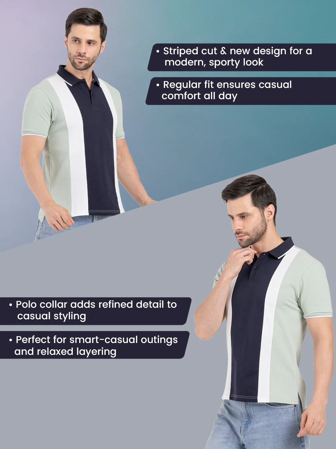 Mens Polo T-Shirt - Image 2
