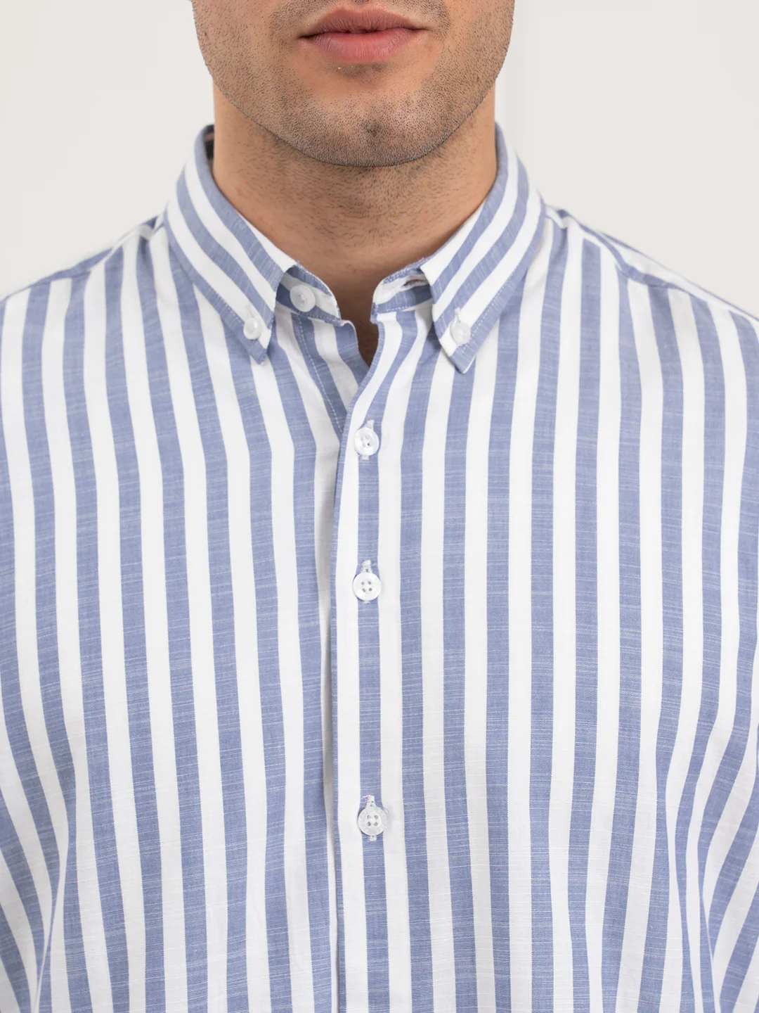 Menâ€™s Striped Cotton Shirt for Casual Everyday Style - Image 6