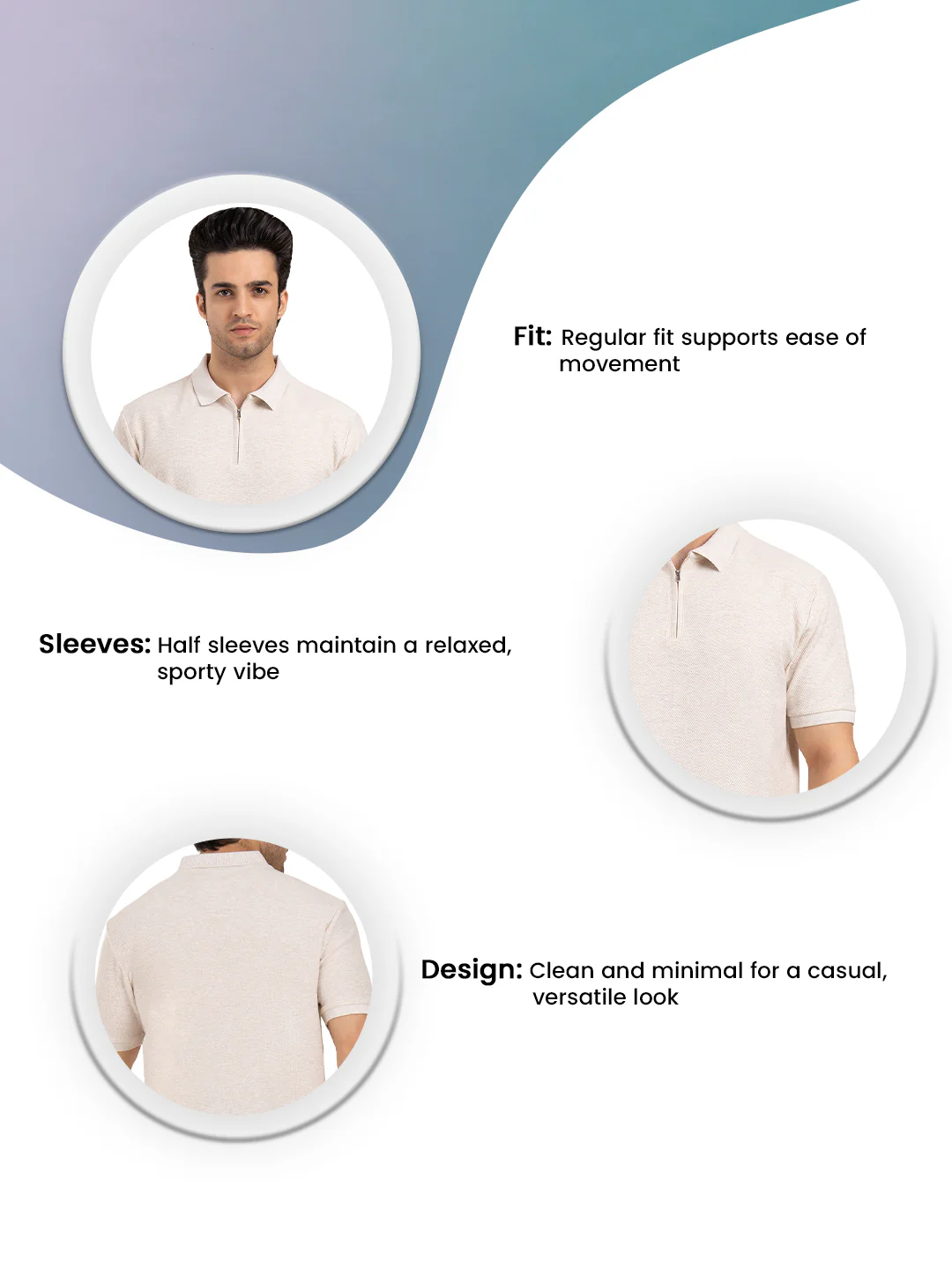 Menâ€™s Structured Polo T-Shirt - Image 3
