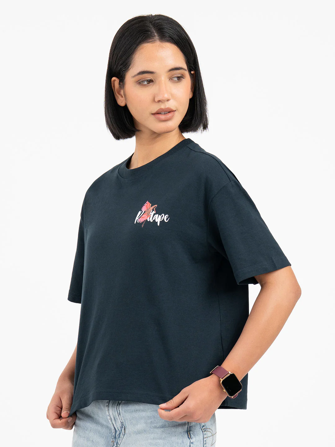 Midnight Blue T-Shirt for Women - Image 3