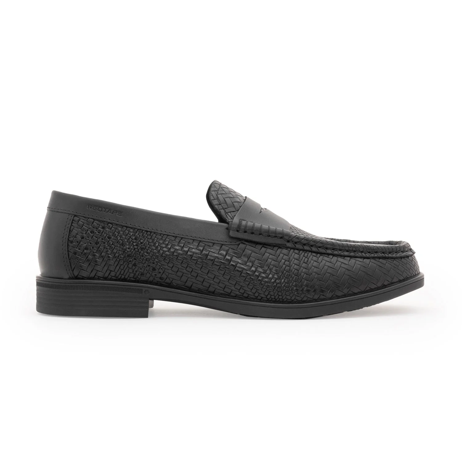 Moccasin Shoes for Men in Black | Formal Slip-On Shoes - Image 2