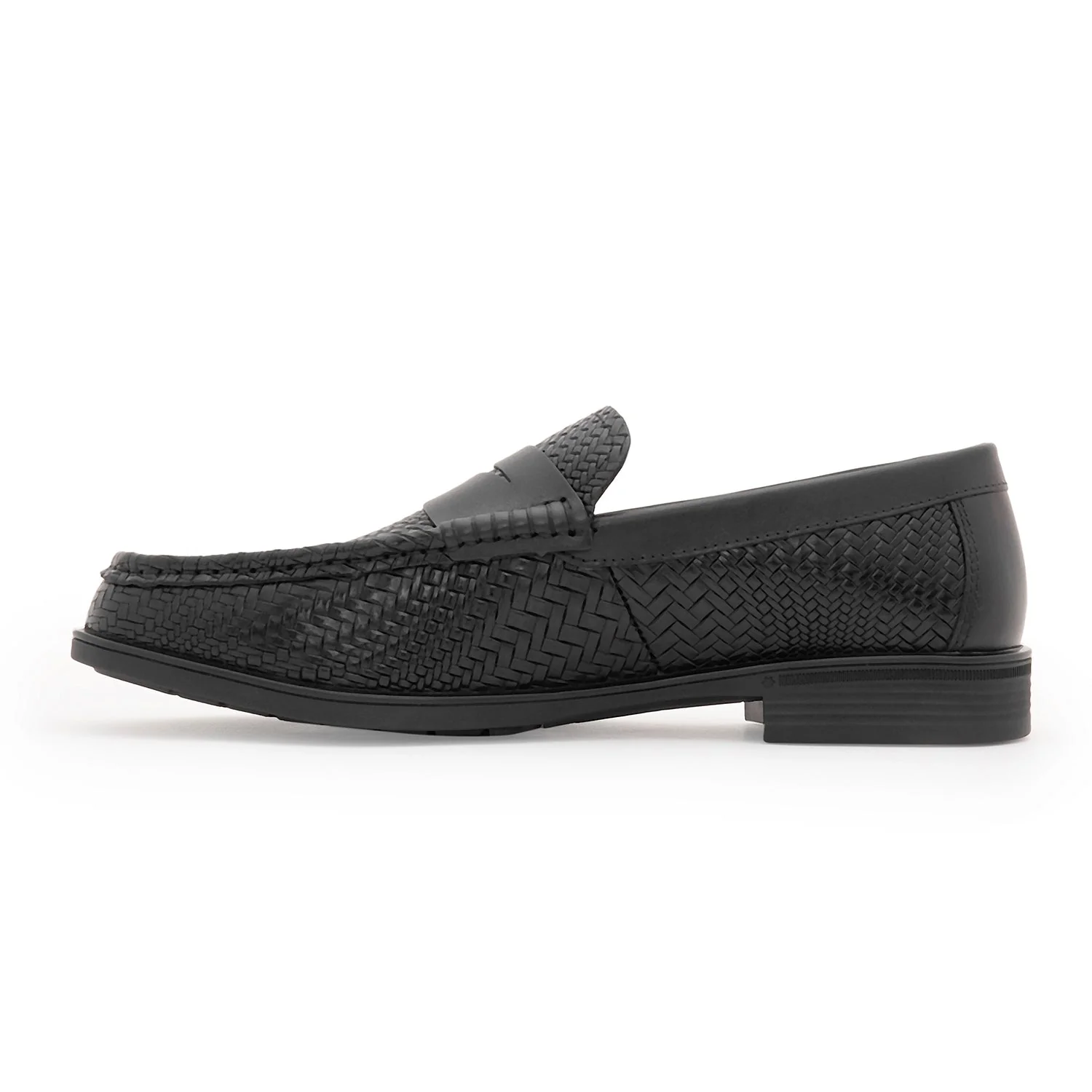 Moccasin Shoes for Men in Black | Formal Slip-On Shoes - Image 3
