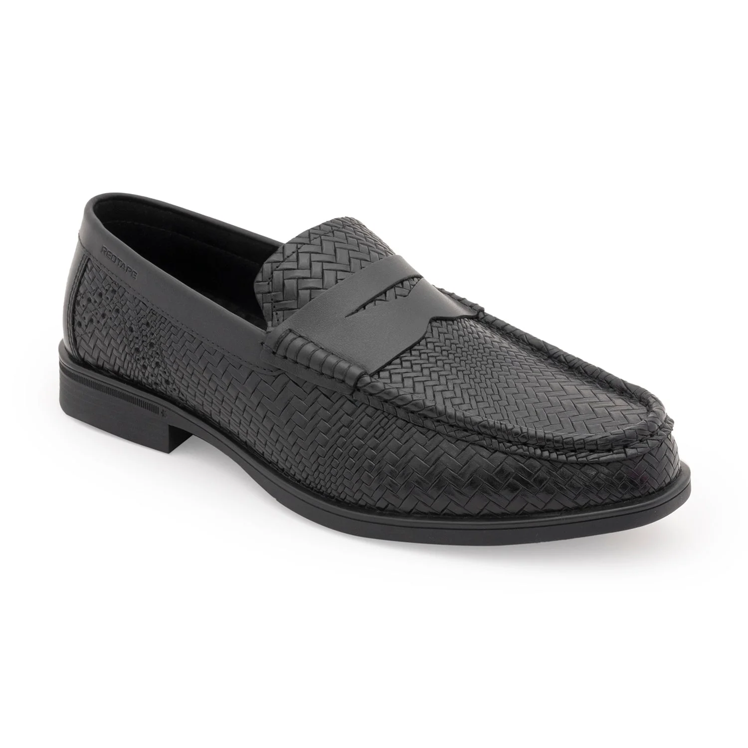 Moccasin Shoes for Men in Black | Formal Slip-On Shoes - Image 6