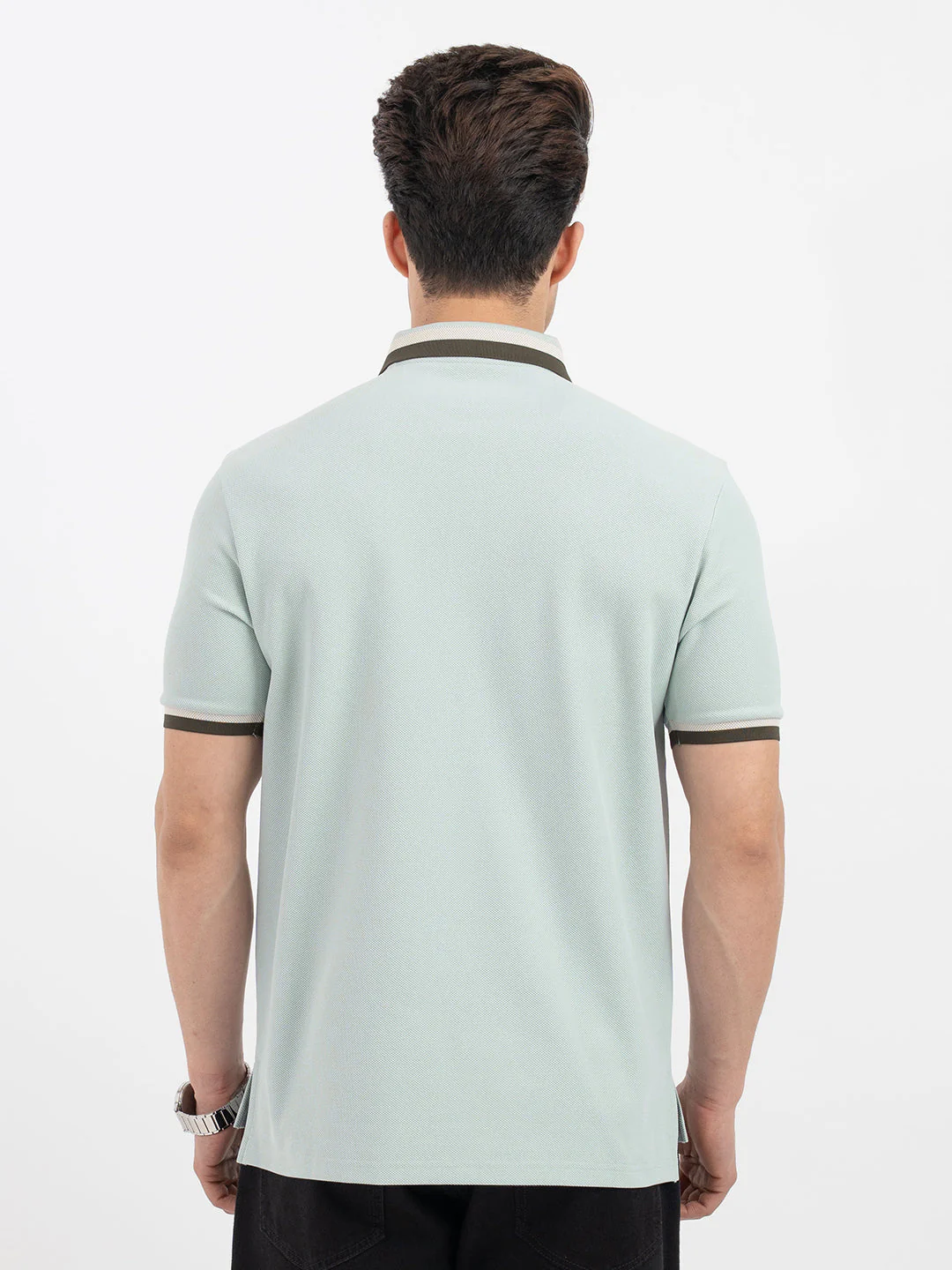 Red Tape Muted Green Polo T-Shirt for Men - Image 3