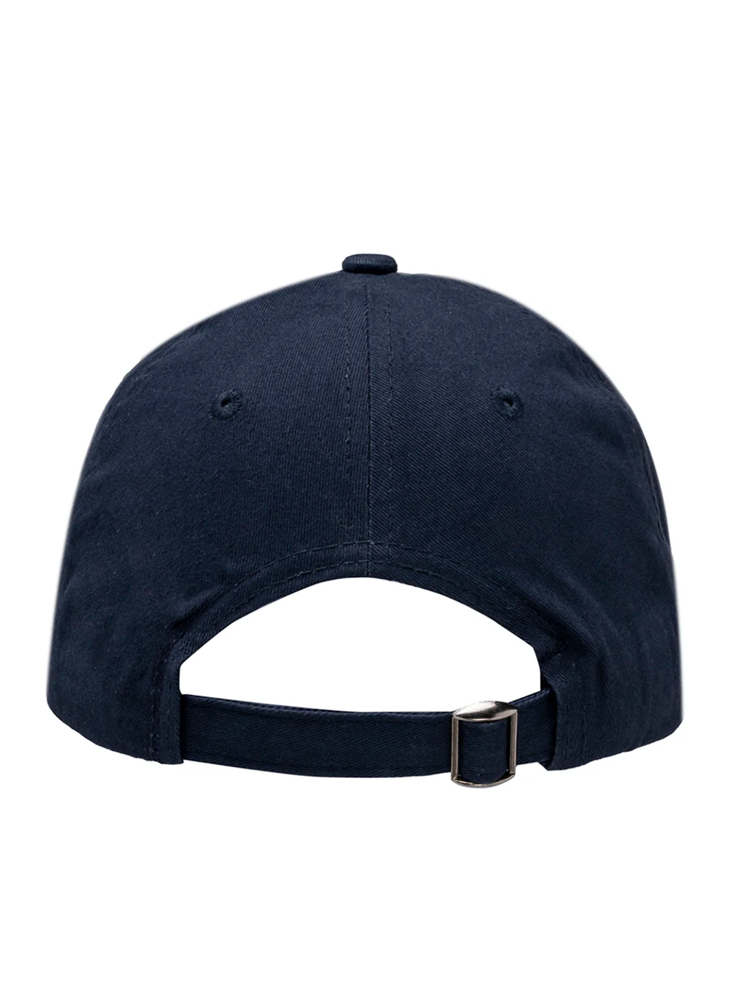 Navy Free Size Solid Unisex Cap | All Sports Cap with Airholes & Adjustable Strap - Image 4
