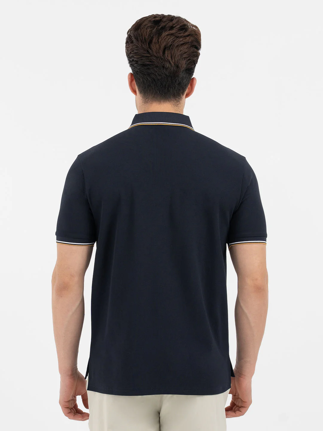 Navy Polo T-Shirt for Men - Image 3