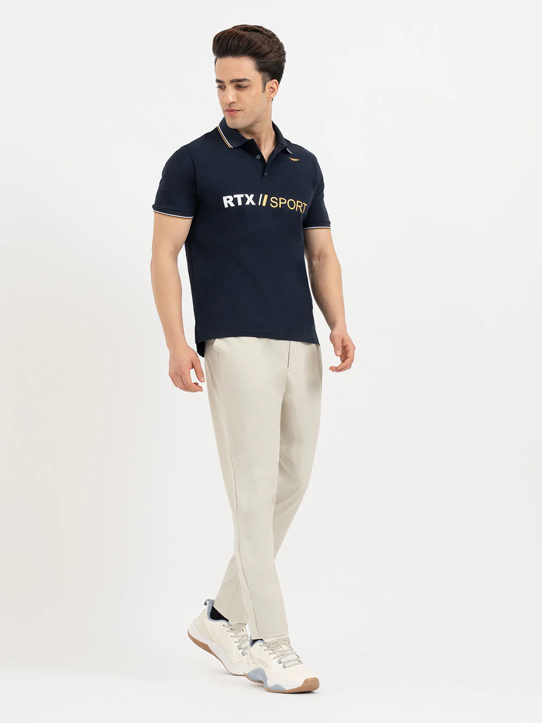 Navy Polo T-Shirt for Men - Image 5