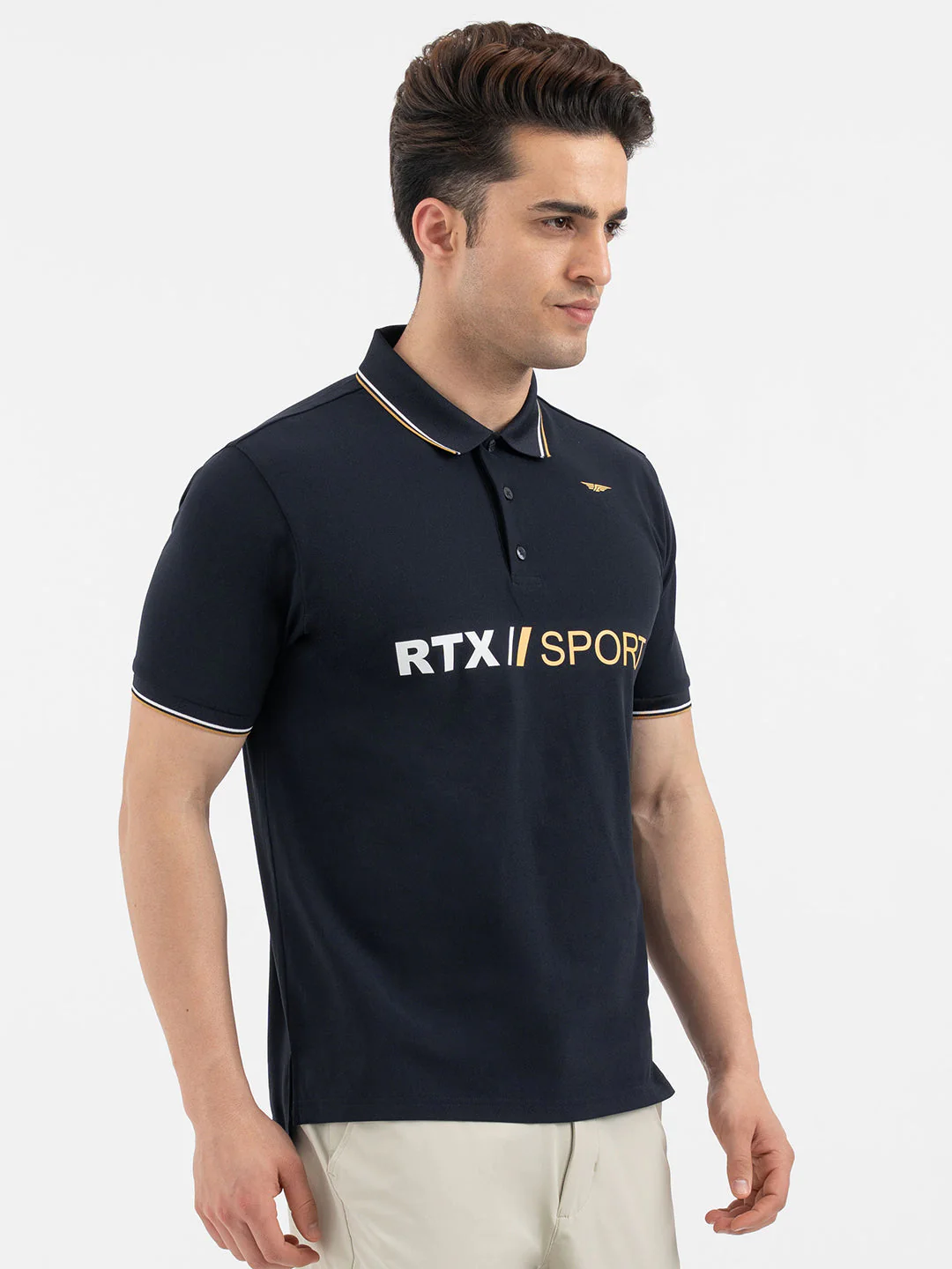 Navy Polo T-Shirt for Men - Image 6