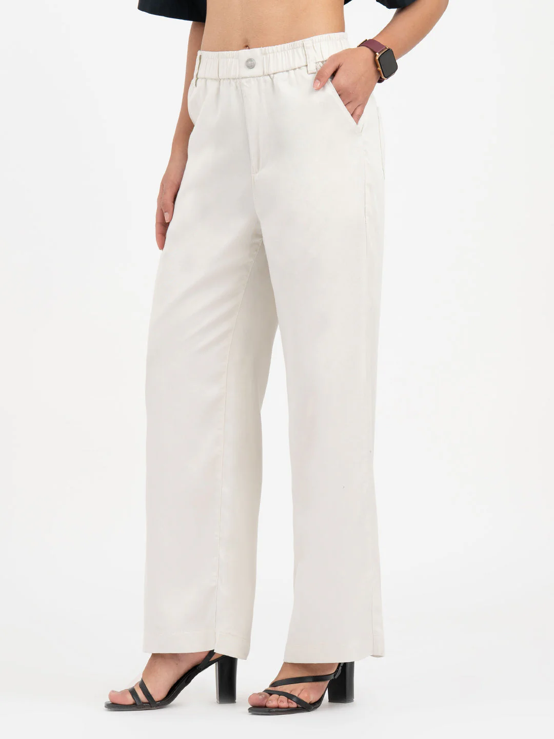 Off White Pants for Women - Image 2