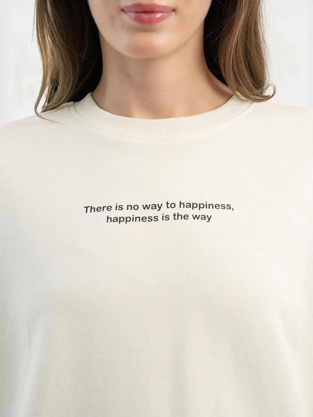 Off White Sweatshirt for Women - Image 6