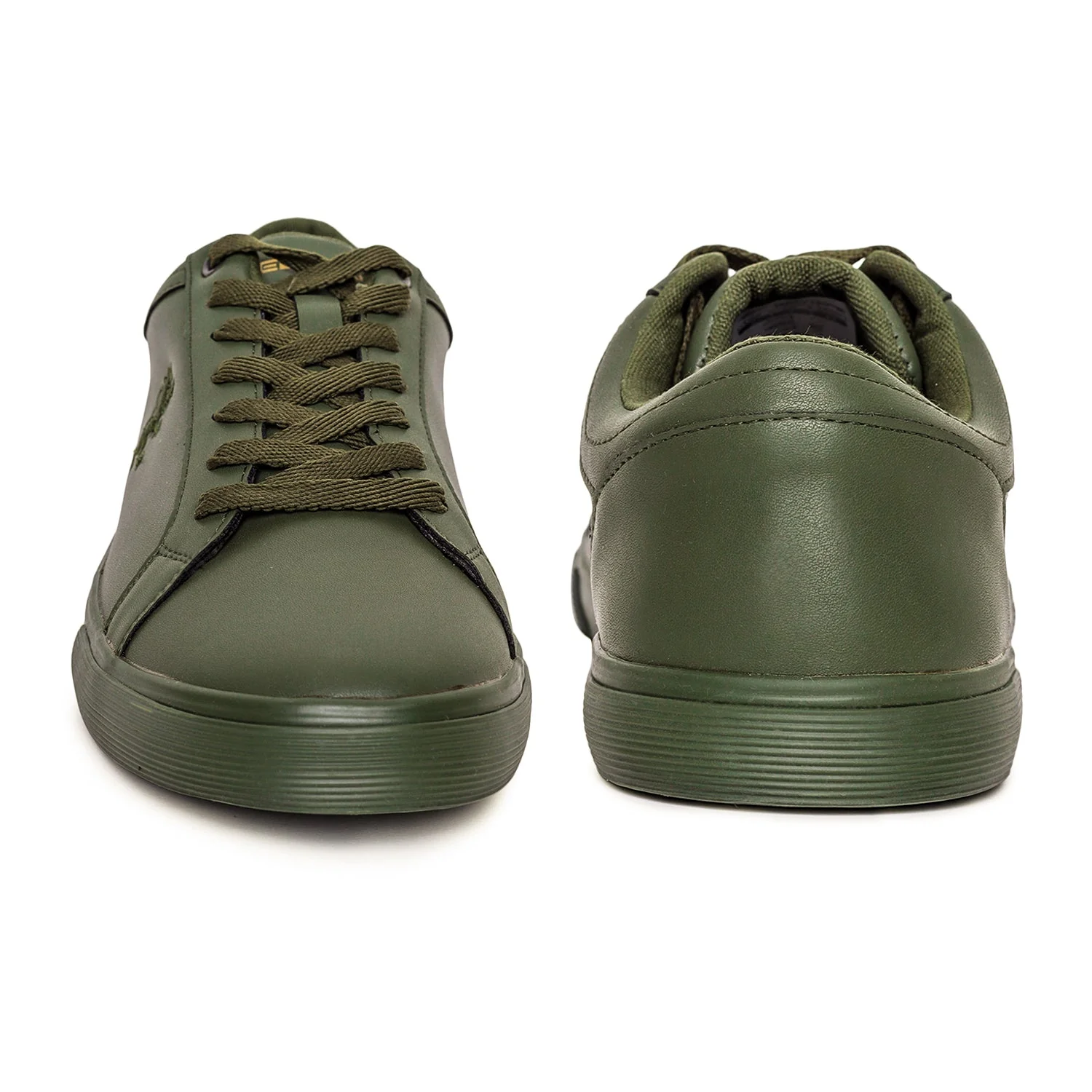 Olive Green Lifestyle Sneakers for Men - Image 4