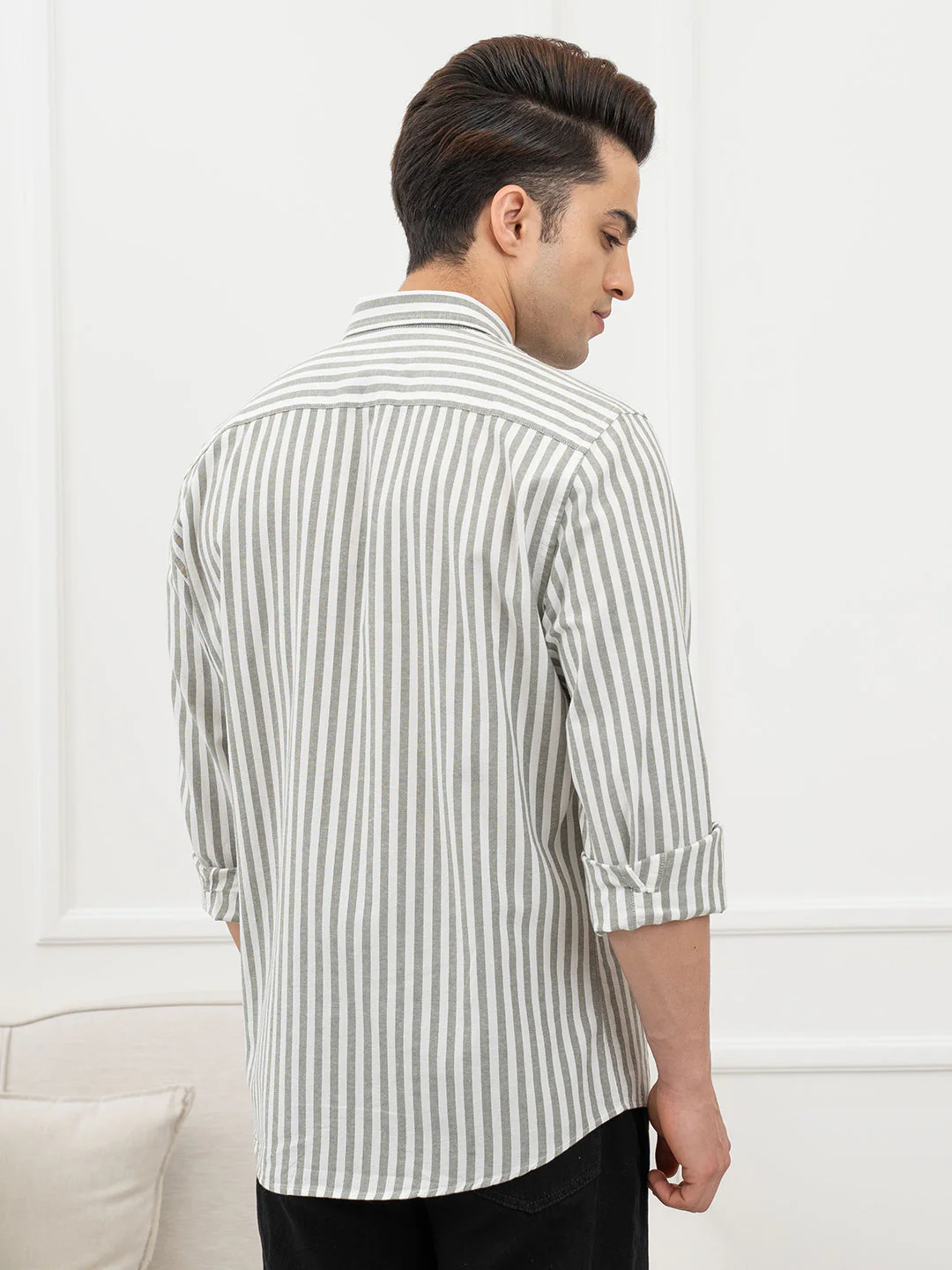 Olive Green Shirt for Men - Image 4