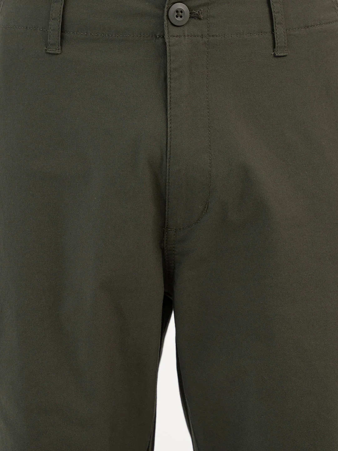 Red Tape Olive Joggers for Men - Image 4
