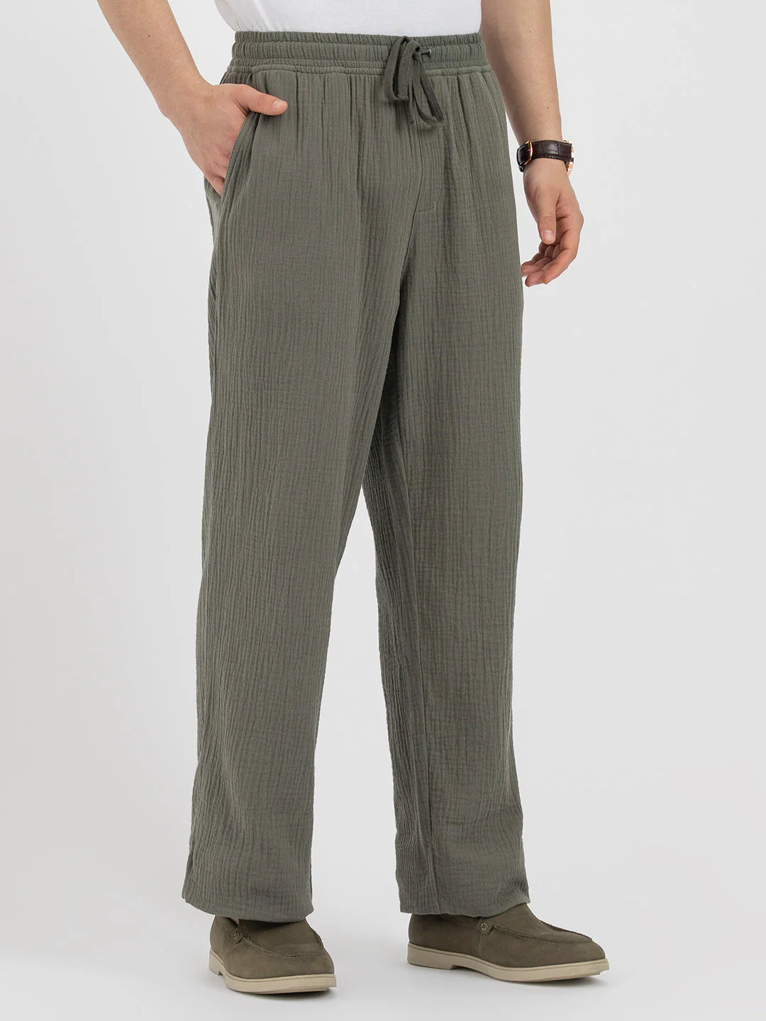 Olive Pants for Men - Image 6