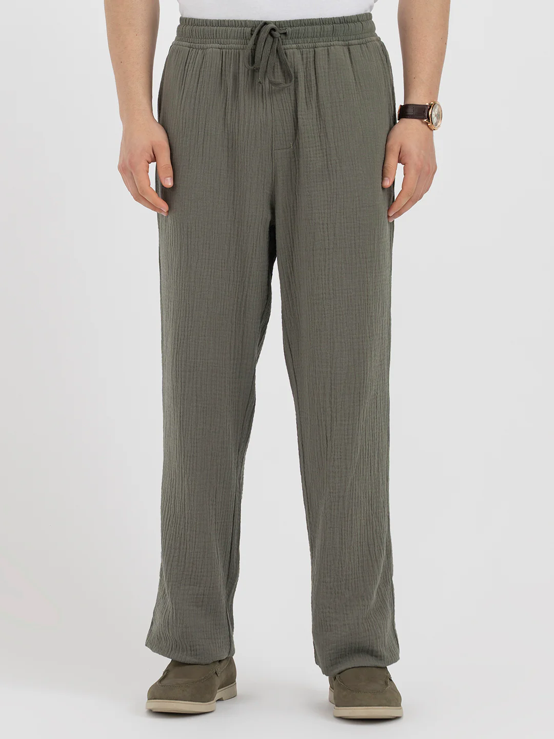 Olive Pants for Men - Image 7