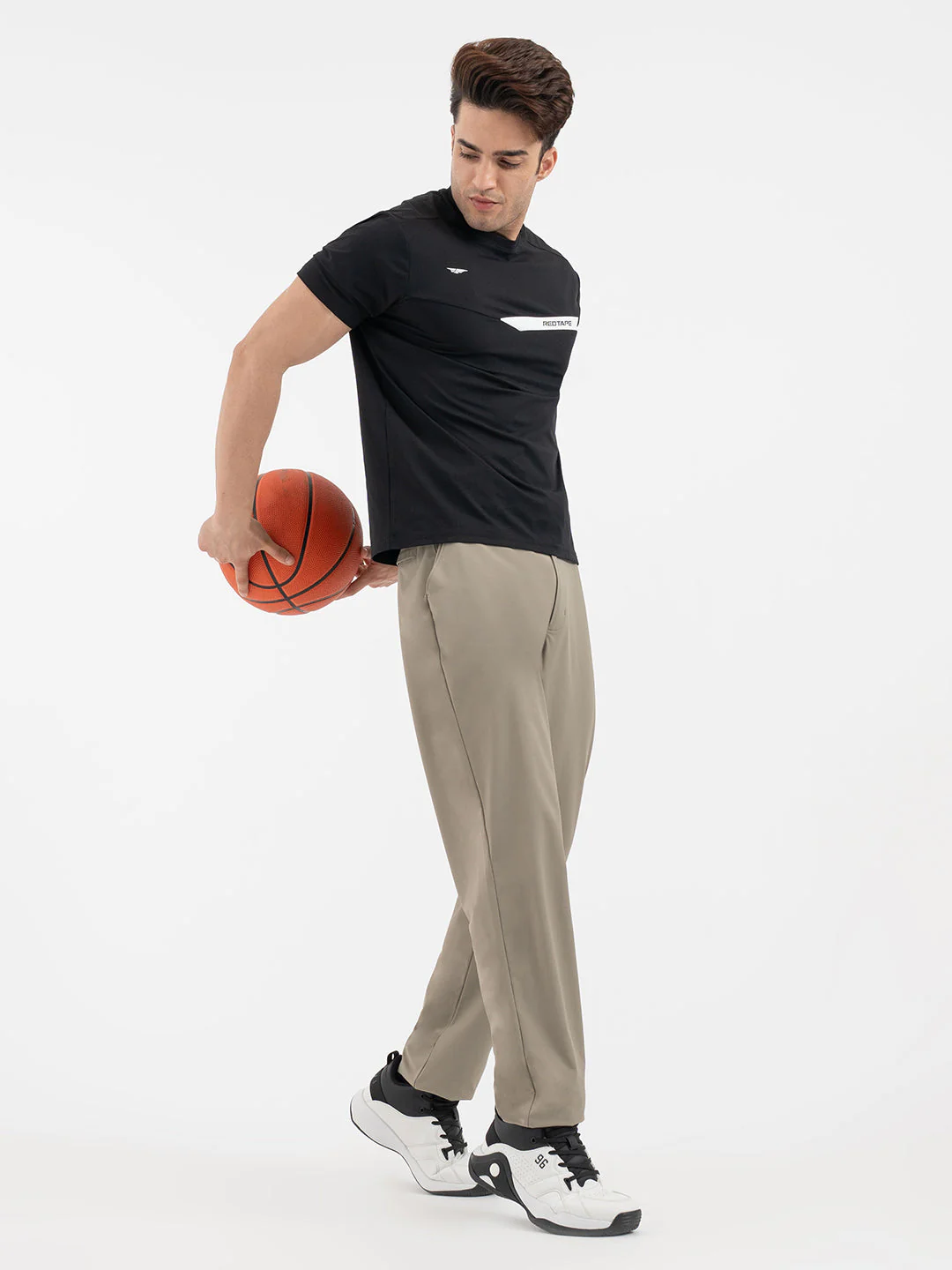 Red Tape Olive Pants for Men - Image 5