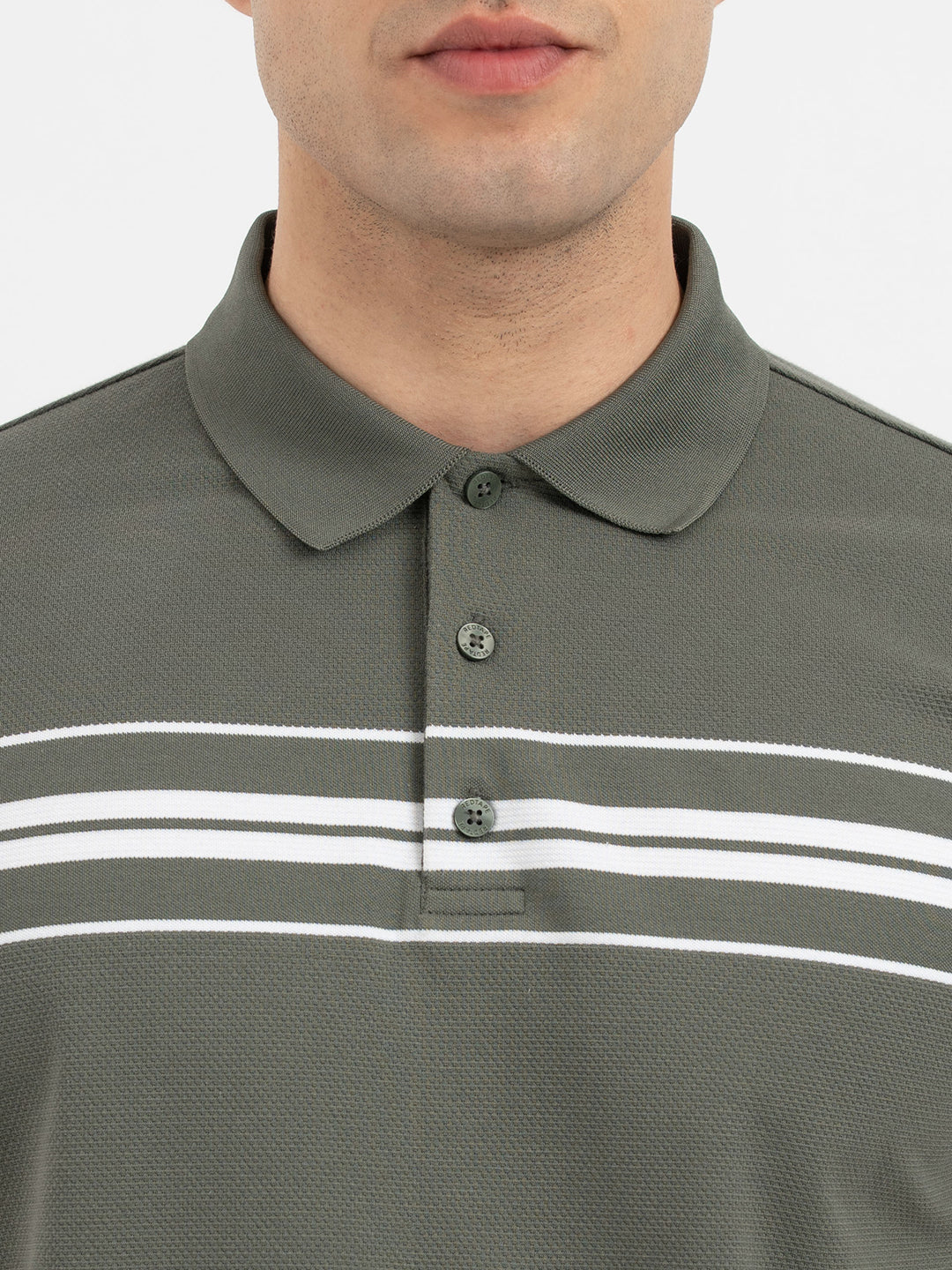 Olive Polo T-Shirt for Men - Image 4