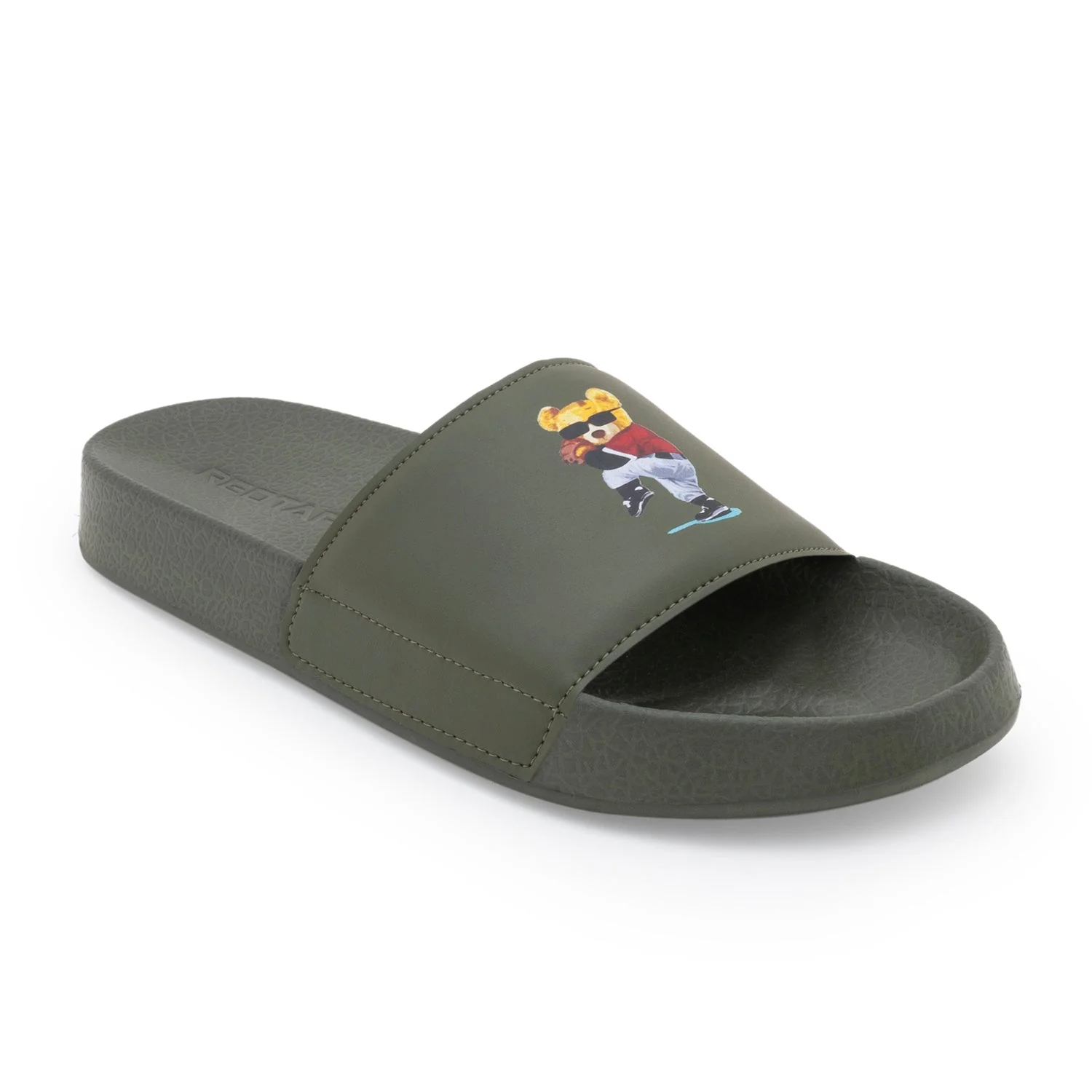 Olive Pool Sliders for Men - Image 6