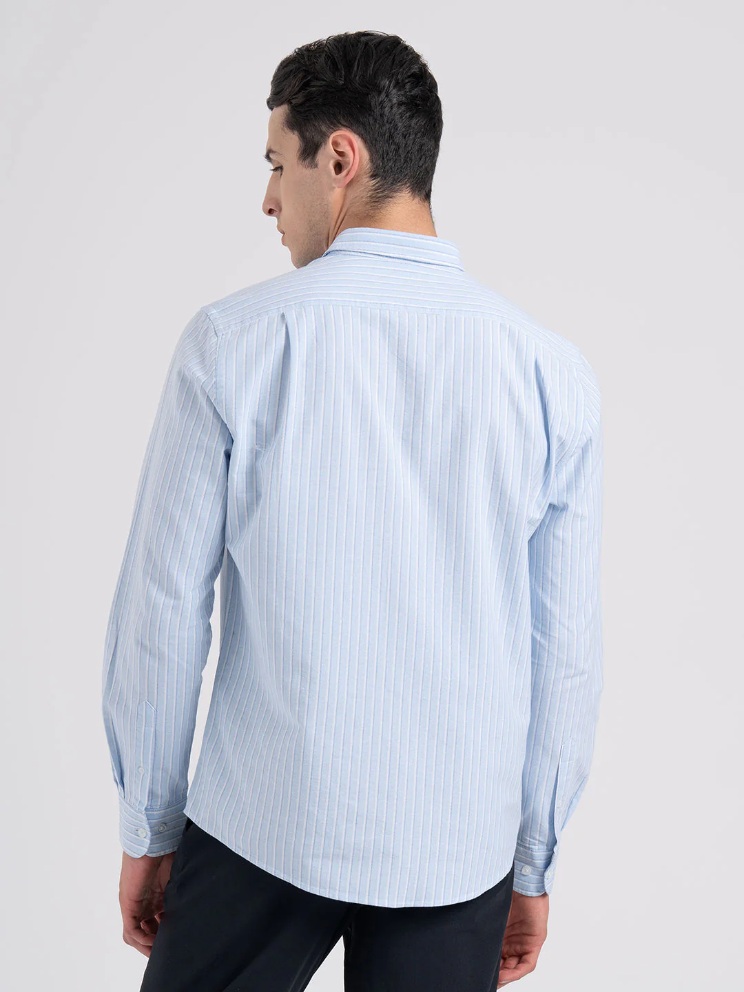 Oxford Striped Shirt for Men - Image 4