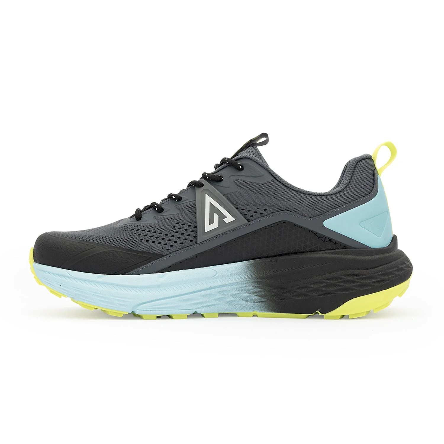 Black and Blue Trail Running Shoes for Men | Low-Cut Outdoor - Image 3
