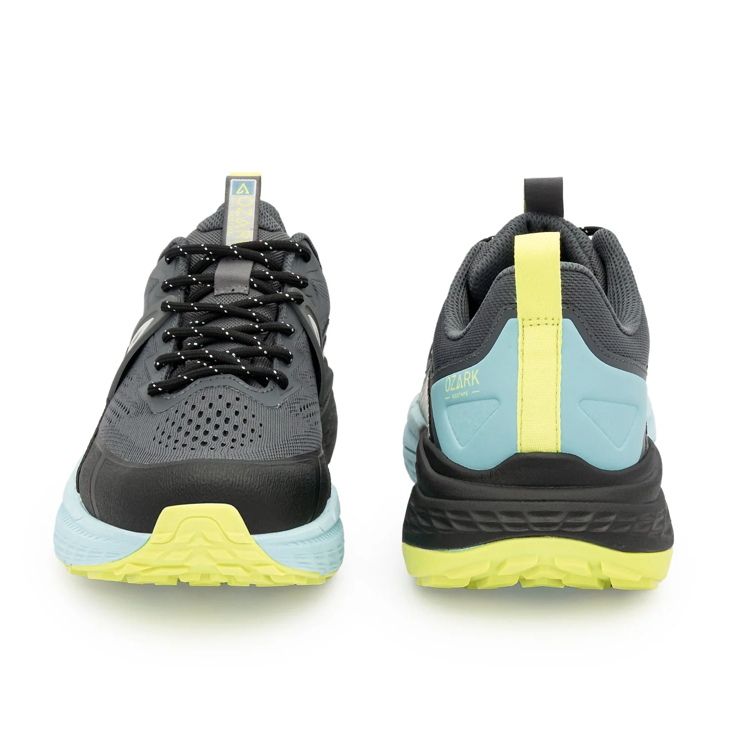 Black and Blue Trail Running Shoes for Men | Low-Cut Outdoor - Image 4