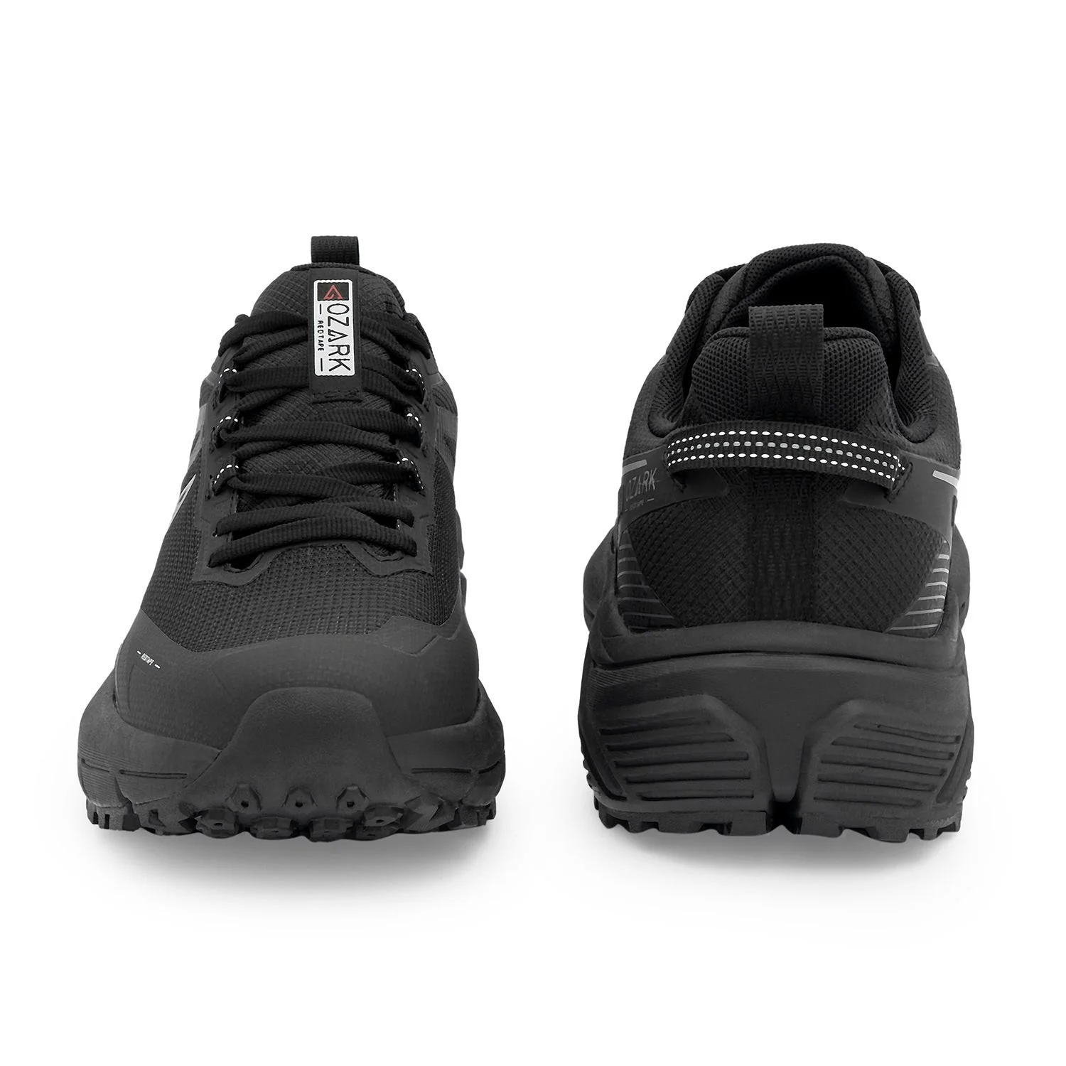 Ozark Black Hiking Shoes for Men | Low-Cut Outdoor - Image 4