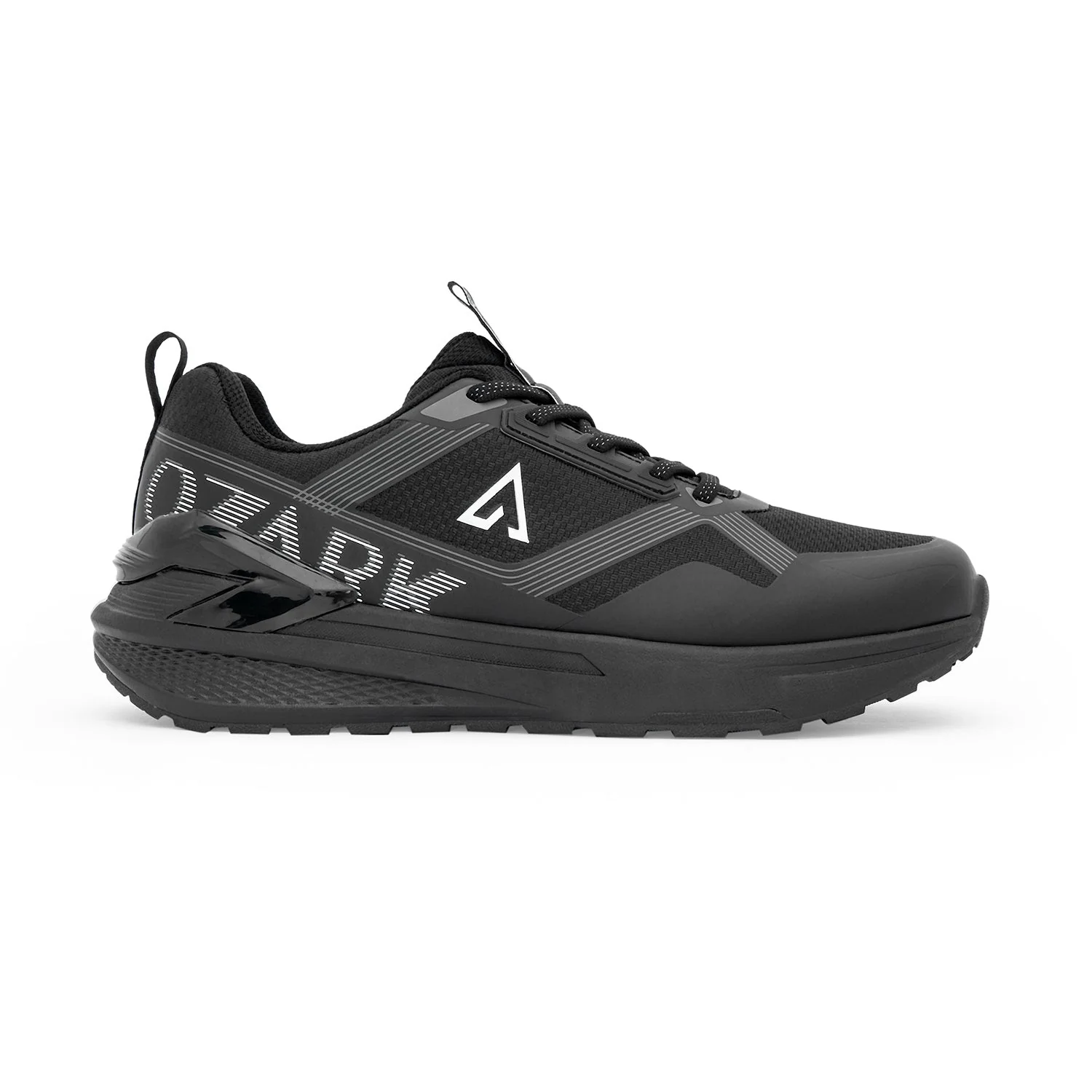 Ozark  Black Trail Running Shoes for Men | Low-Cut Outdoor - Image 2