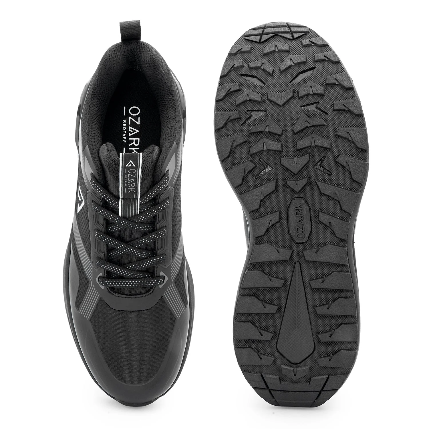 Ozark  Black Trail Running Shoes for Men | Low-Cut Outdoor - Image 5