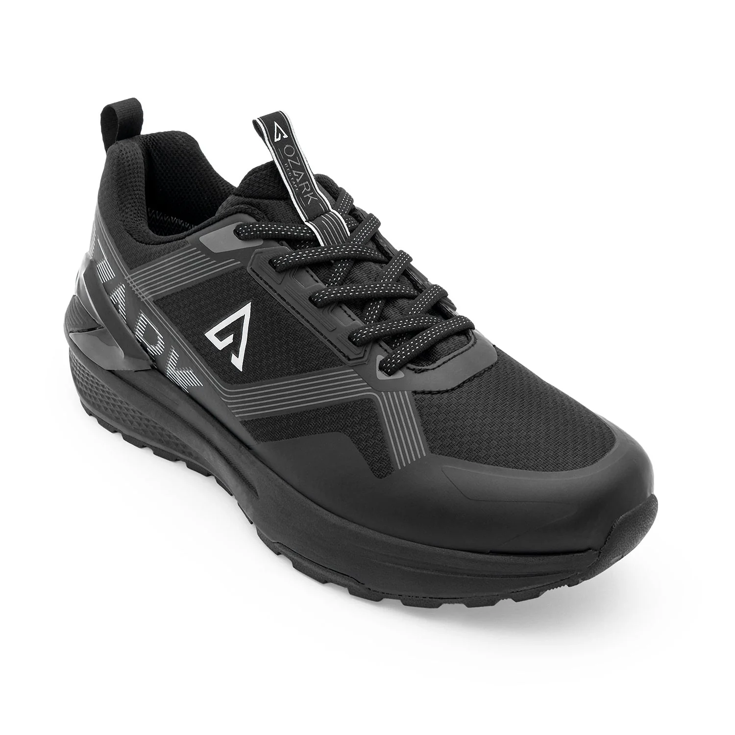 Ozark  Black Trail Running Shoes for Men | Low-Cut Outdoor - Image 7
